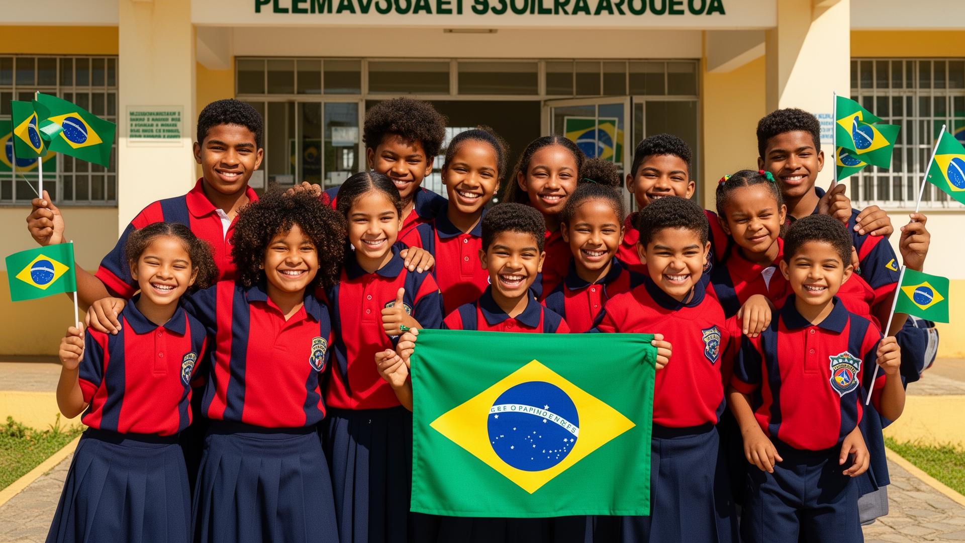 Estudantes do Instituto Imaculada Conceição